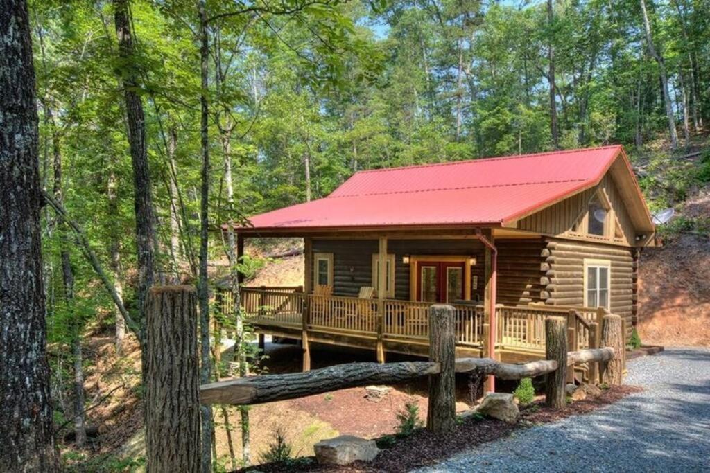 Villa Honeymoon Getaway In Woods Near Noc And Smoky Mtn Rr Bryson City Exterior foto